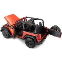Auto 2014 Jeep wrangler Topless Escala 1:18 Maisto