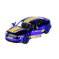 Majorette vehiculos Deluxe escala 1:64 (Porsche Taycon Turbo S azul)