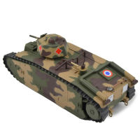 Tanque French Char B-1 Heavy Tank Indochine escala 1:43 