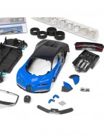 Vehiculo Bugatti Chiron Azul 1:24 Maisto para armar