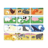 juego educativo Baby Animals - Diset