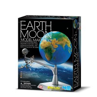 Earth-Moon Model Making Kit - Construye Modelo tierra Luna - 4M