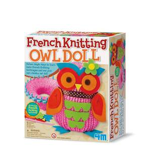 French Knitting Owl Doll - Teje un buho - 4M